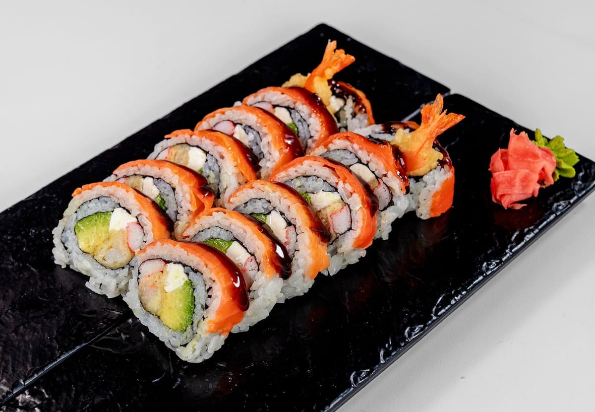 Smoked Salmon Dragon